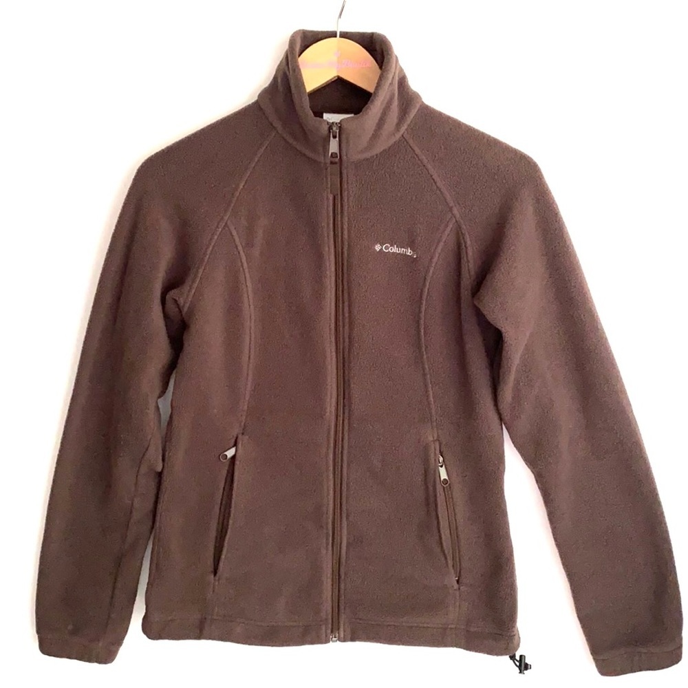Columbia‎ full zip Brown Fleece jacket, Size M